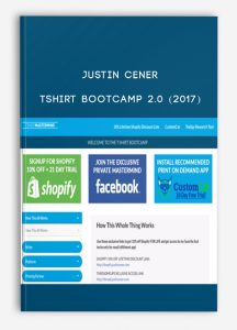 Justin Cener – TShirt Bootcamp 2.0 (2017)
